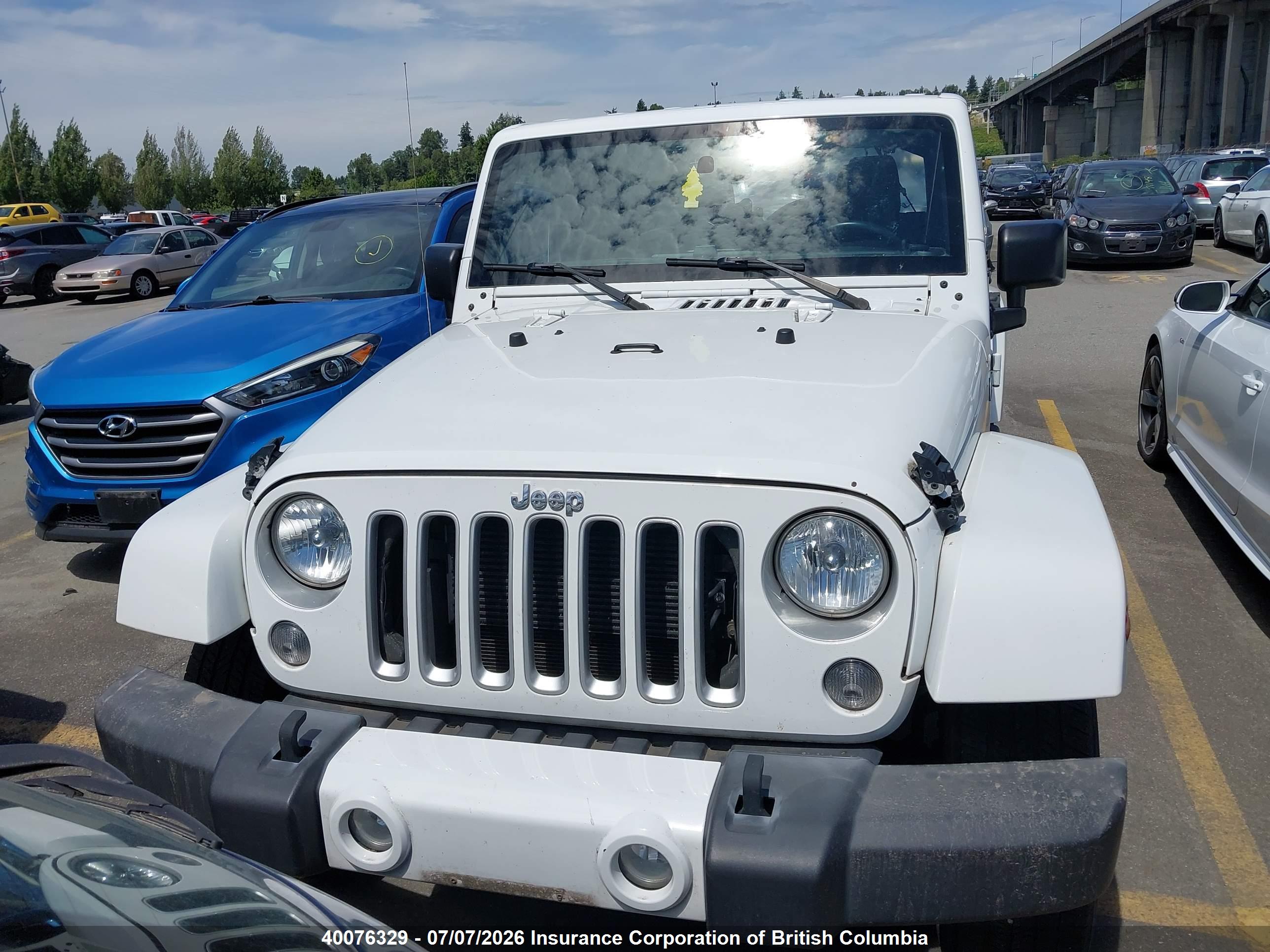 2016 JEEP WRANGLER UNLIMITED SAHARA