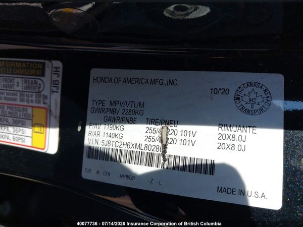 2021 ACURA RDX A-SPEC