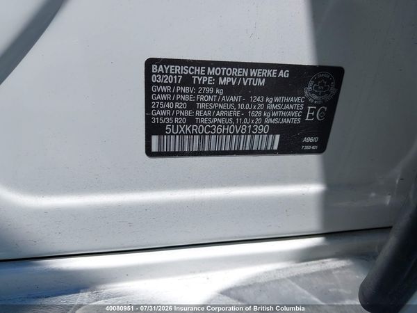 2017 BMW X5 xDrive35i