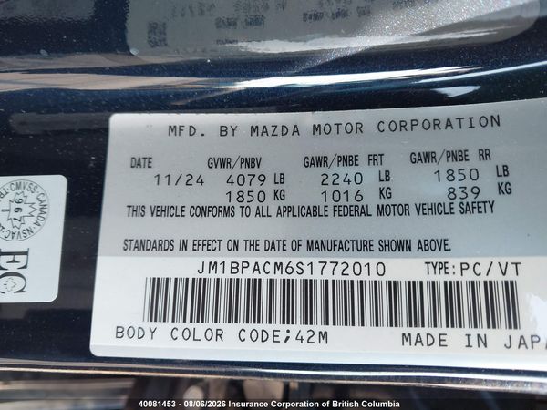 2025 MAZDA 3 PREFERRED