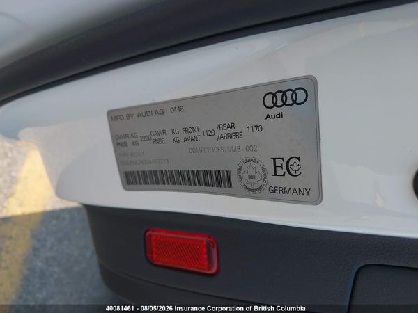 2018 AUDI A5