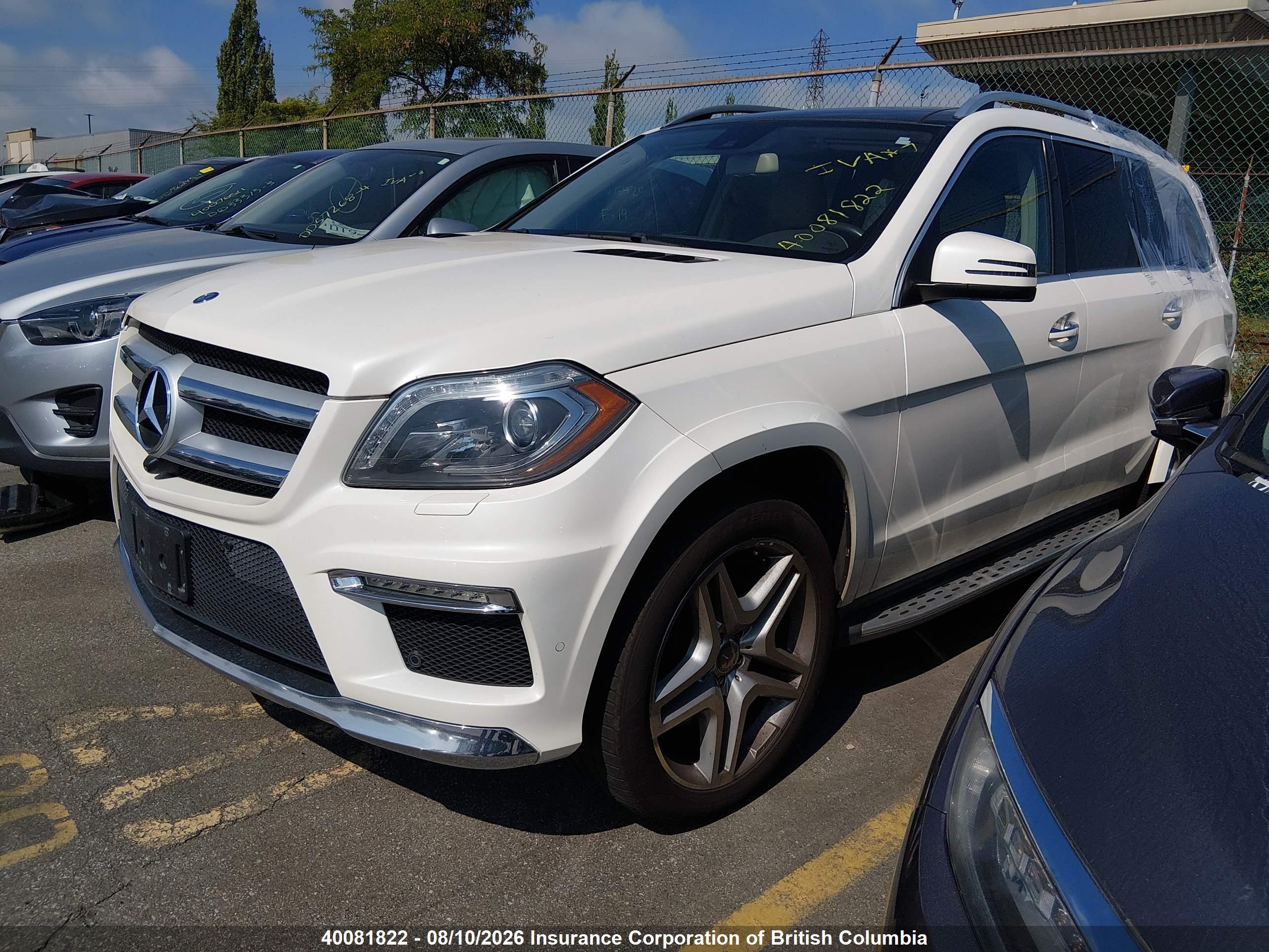 2015 MERCEDES-BENZ GL 350 BLUETEC — I2