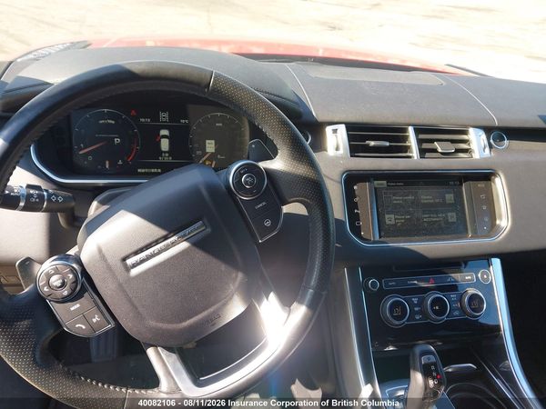 2016 LAND ROVER RANGE ROVER SPORT V8 SUPERCHARGED