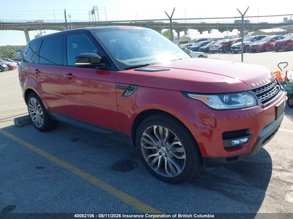 2016 LAND ROVER RANGE ROVER SPORT V8 SUPERCHARGED