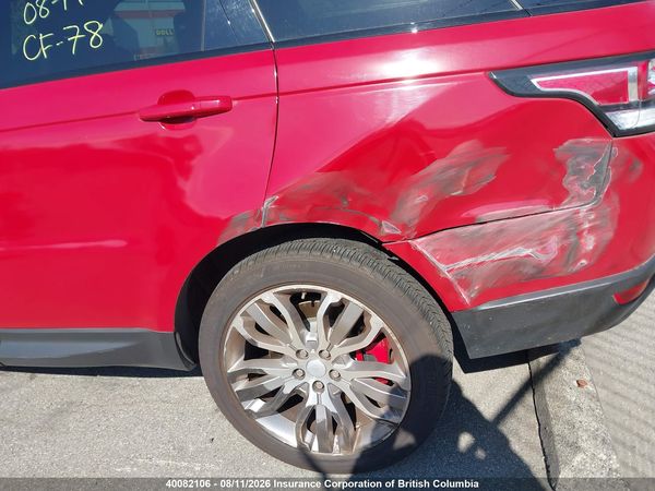 2016 LAND ROVER RANGE ROVER SPORT V8 SUPERCHARGED