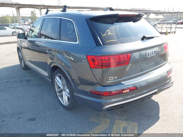 2017 AUDI Q7 S Line quattro Technik