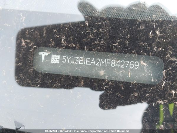 2021 TESLA MODEL 3 — I20