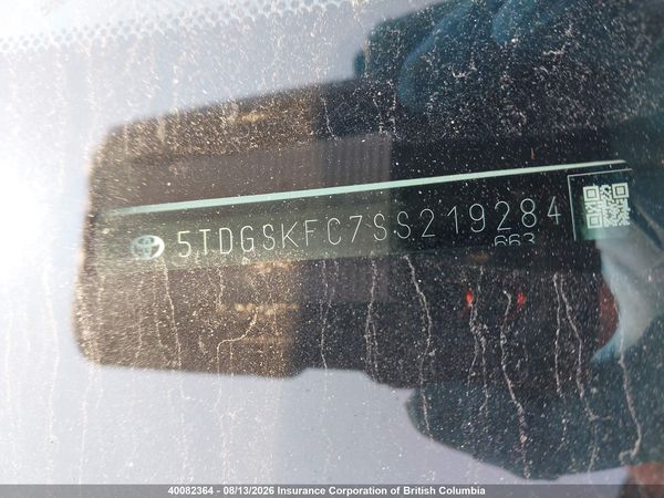 2025 TOYOTA SIENNA LE/XSE/LIMITED/PLATINUM