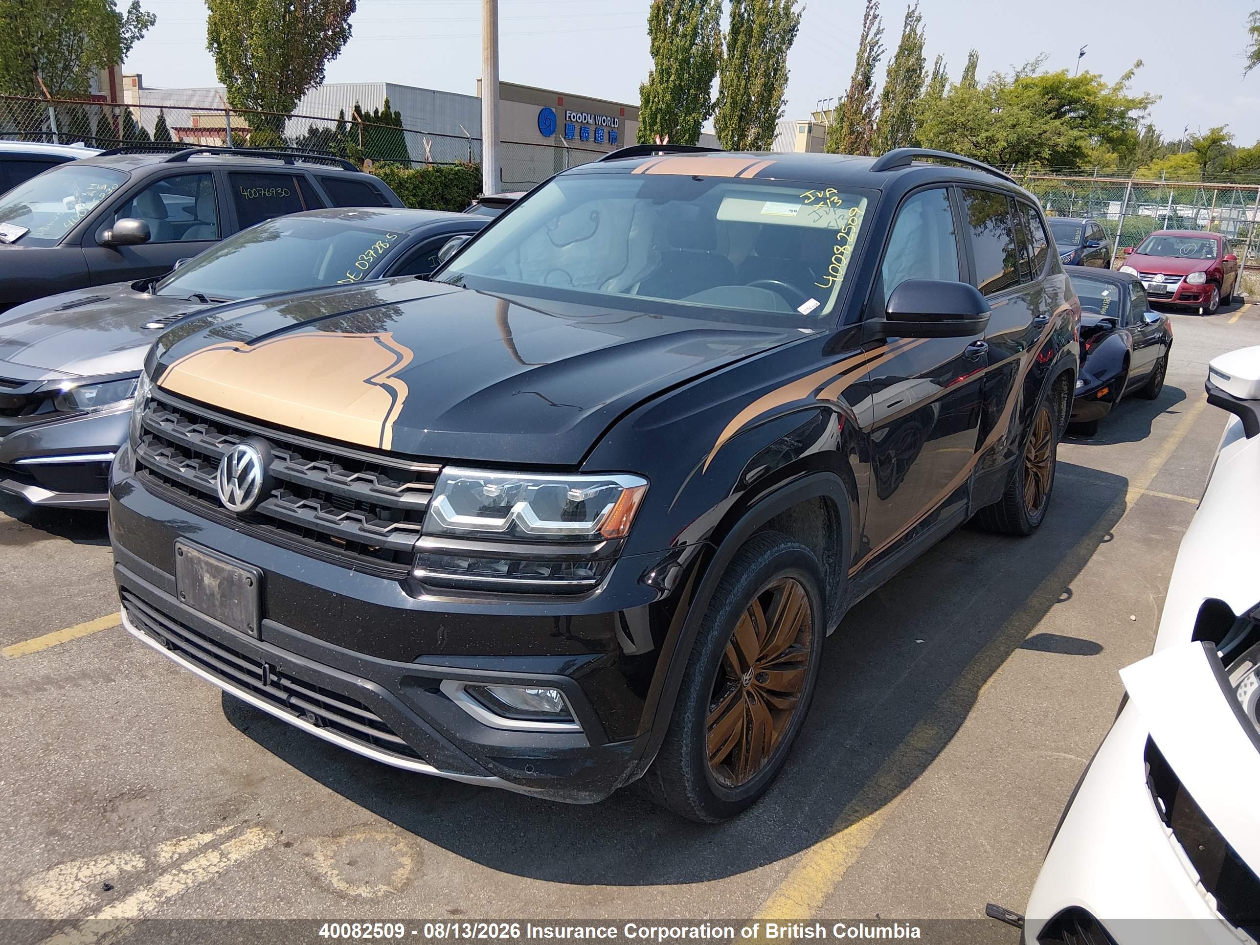 2018 VOLKSWAGEN ATLAS SEL — I2