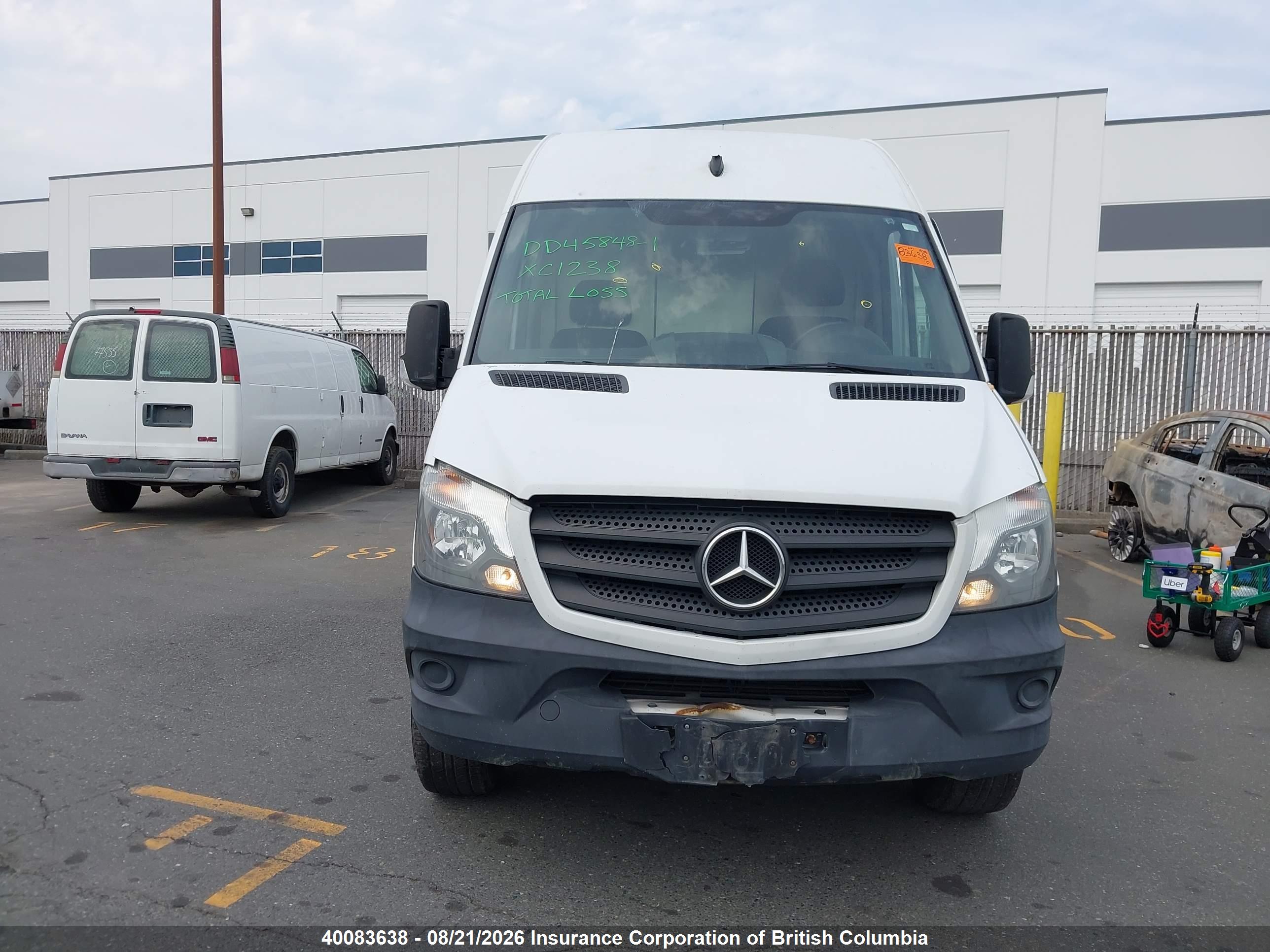 2016 MERCEDES-BENZ SPRINTER 2500 HIGH ROOF