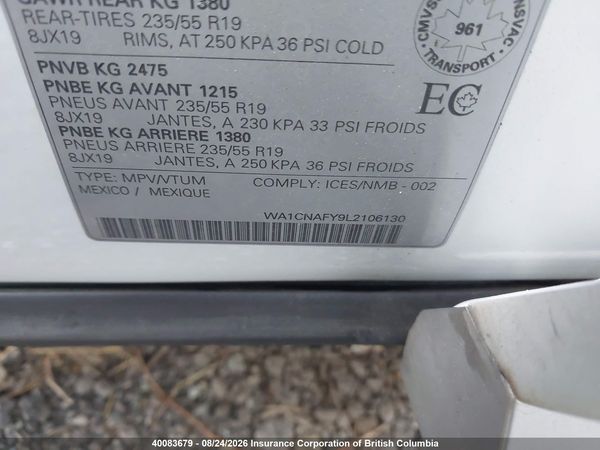 2020 AUDI Q5 PRESTIGE