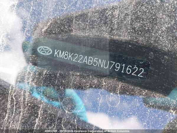 2022 HYUNDAI KONA SEL/SE — I20