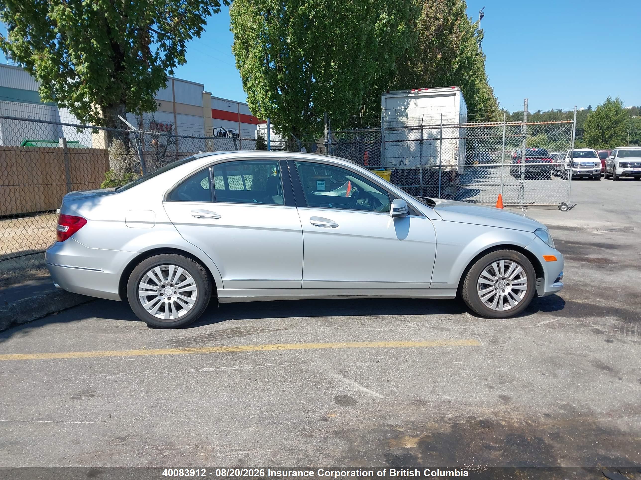2012 MERCEDES-BENZ C 250 4MATIC