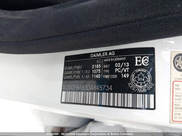 2013 MERCEDES-BENZ C 300 4MATIC — I9