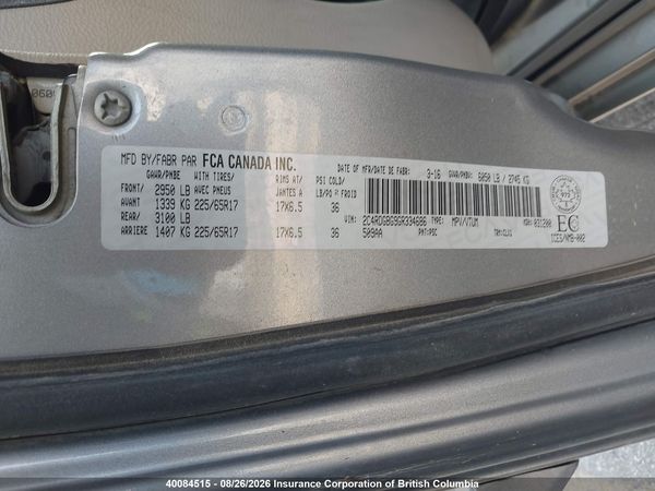 2016 DODGE GRAND CARAVAN SE