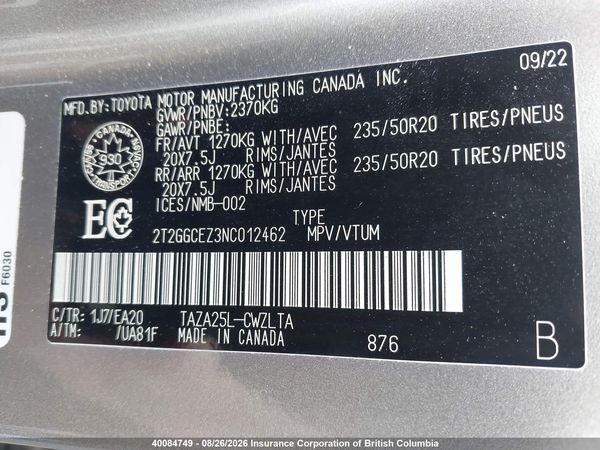 2022 LEXUS NX 350