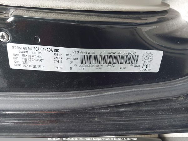 2018 DODGE GRAND CARAVAN CREW