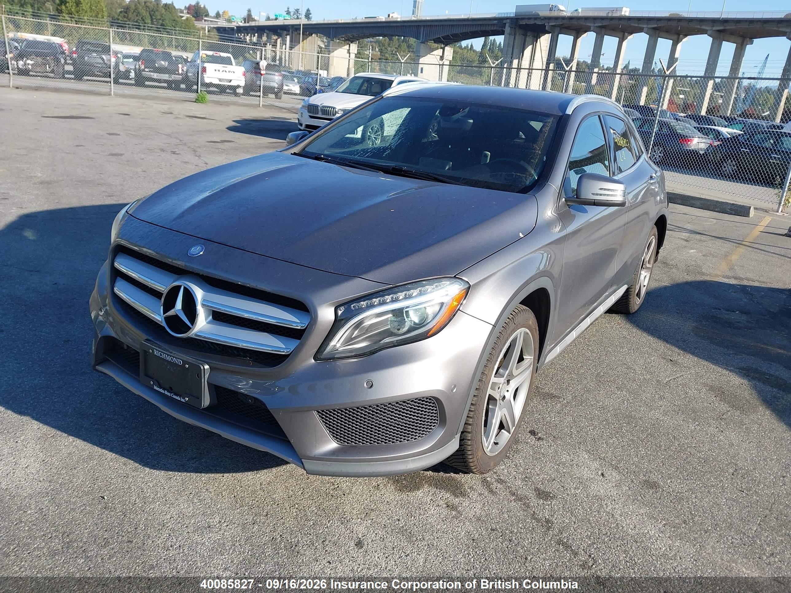 2015 MERCEDES-BENZ GLA 250 4MATIC — I2