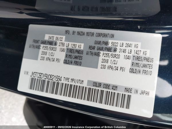 2022 MAZDA CX-9 Grand Touring
