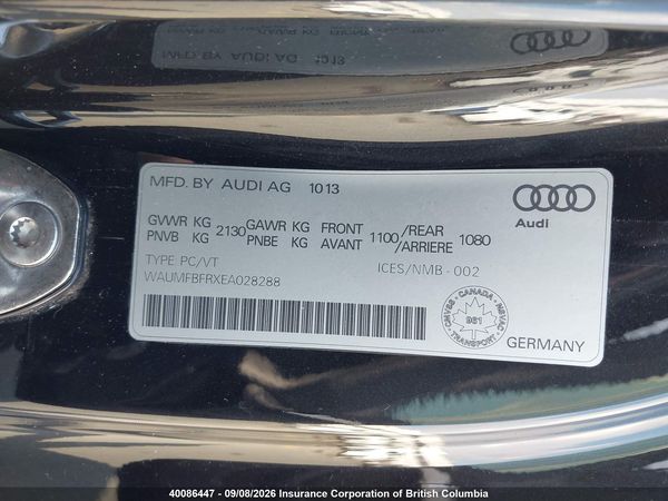 2014 AUDI A5 quattro Premium Plus