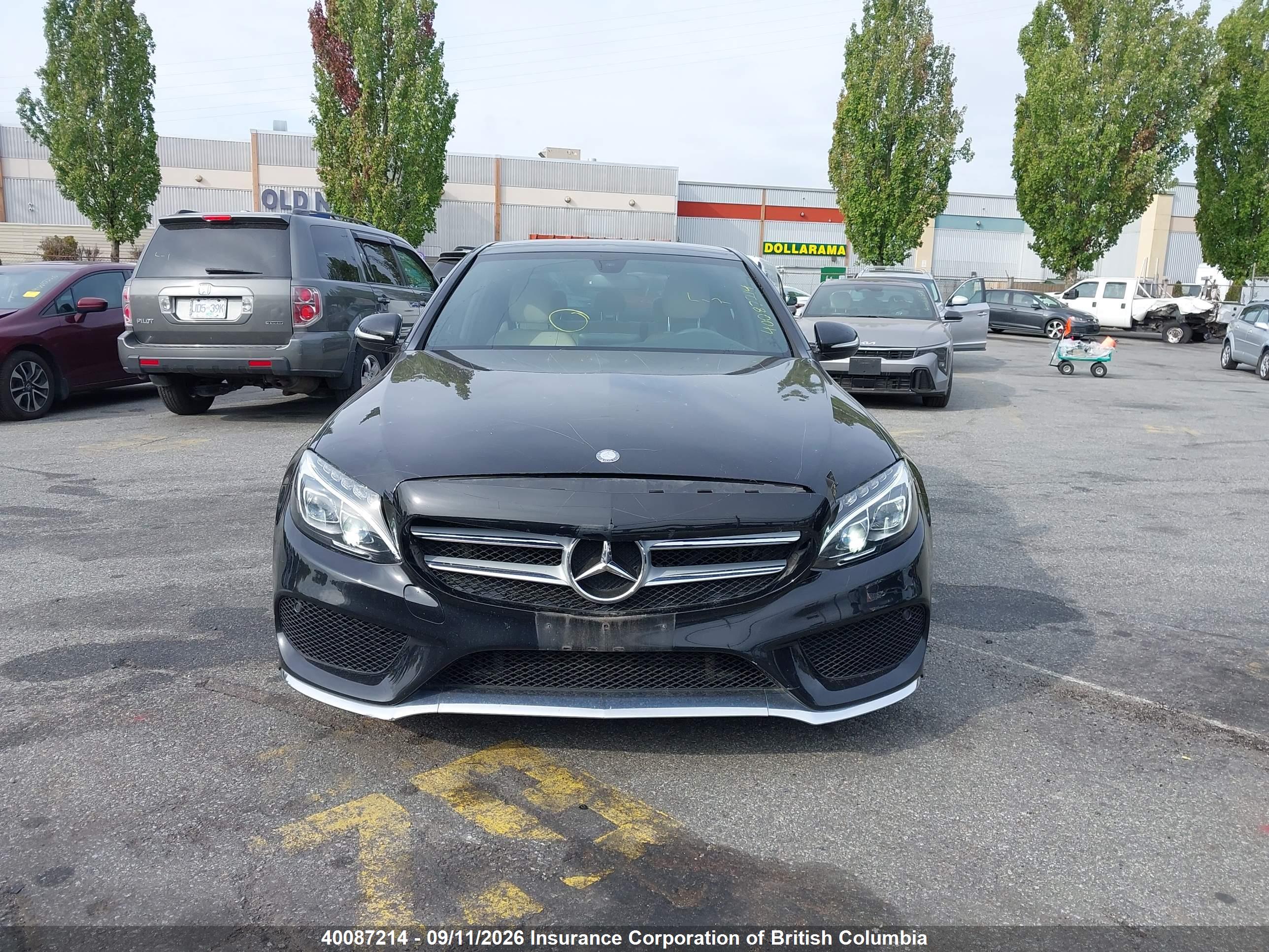 2015 MERCEDES-BENZ C 300 4MATIC