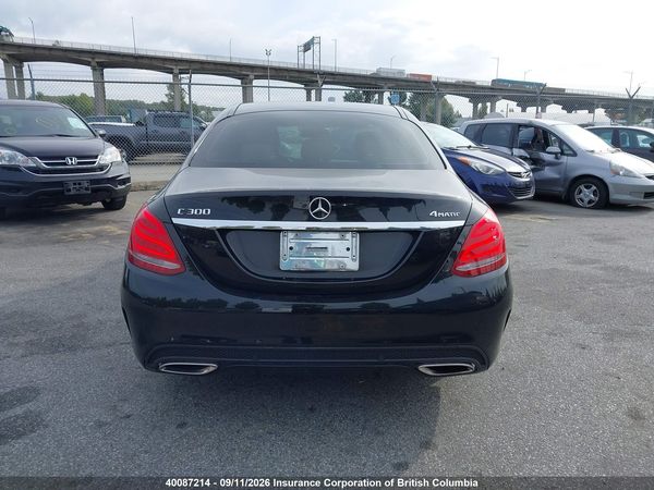 2015 MERCEDES-BENZ C 300 4MATIC