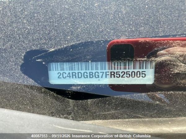 2015 DODGE GRAND CARAVAN SE
