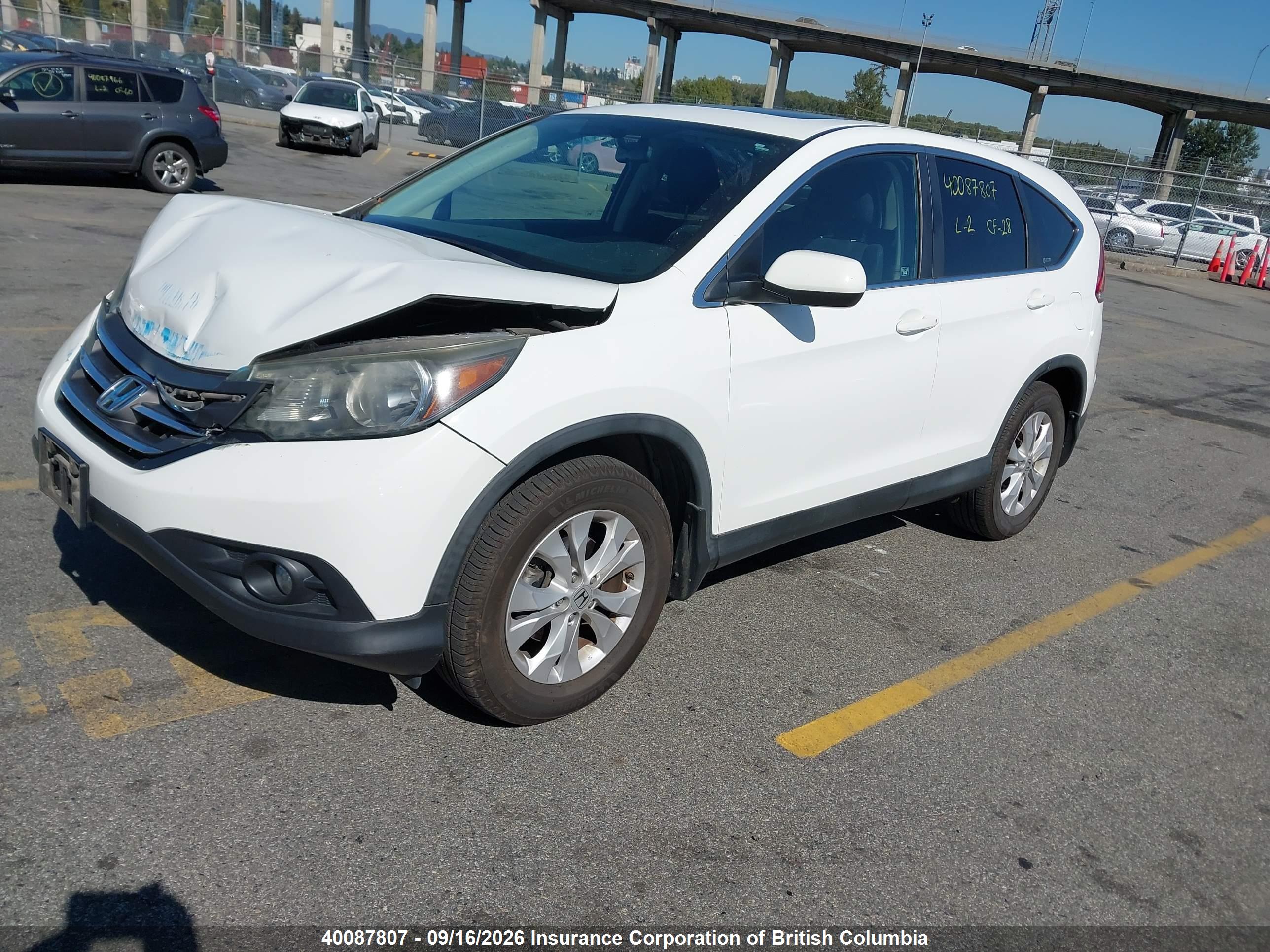 2012 HONDA CR-V EX — I2