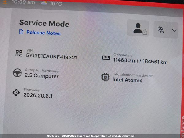 2019 TESLA MODEL 3 — I16