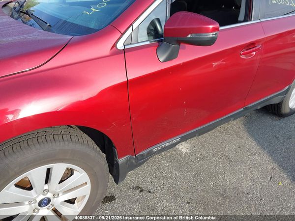 2019 SUBARU OUTBACK 2.5I PREMIUM — I6