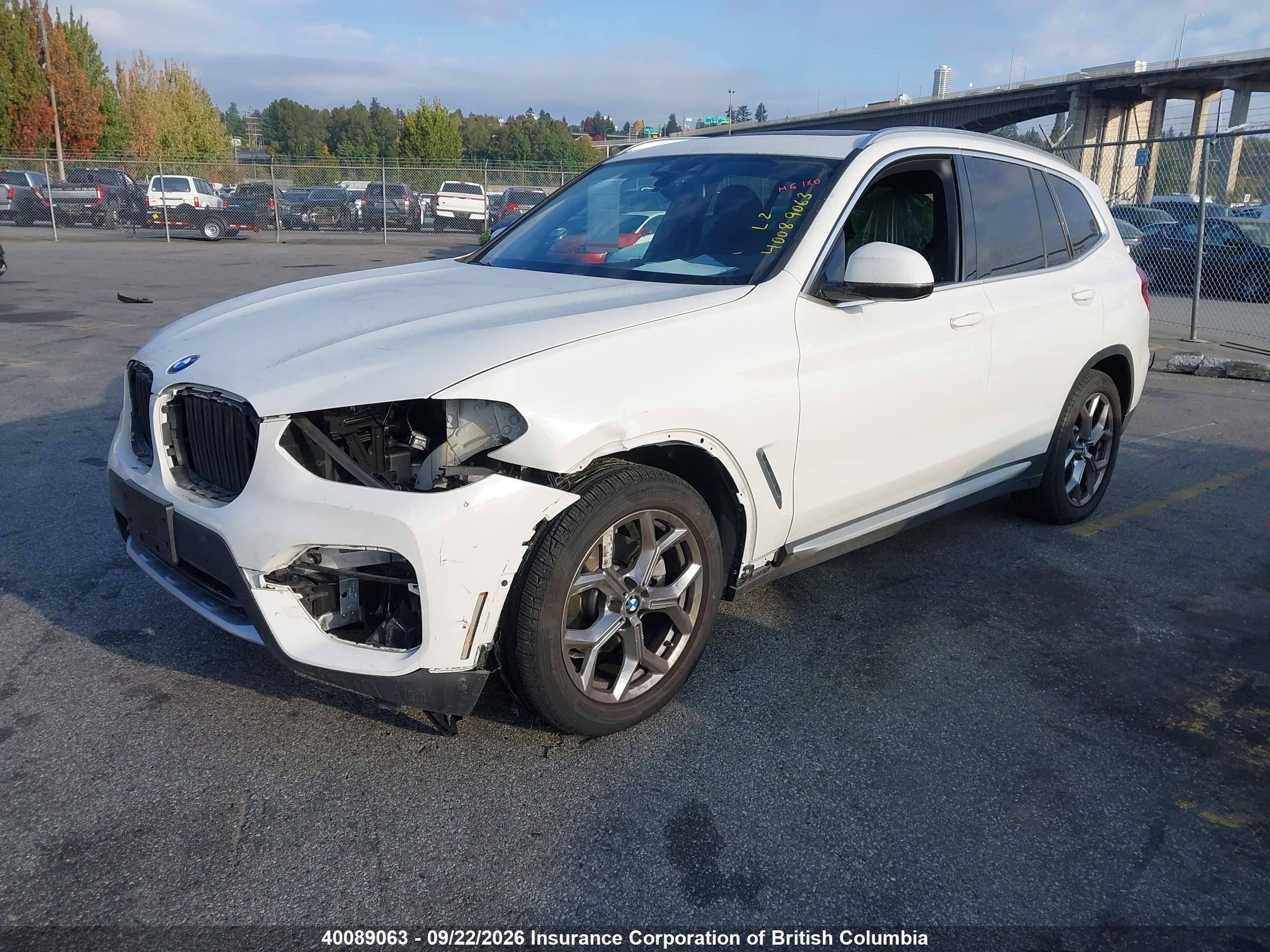 2021 BMW X3 xDrive30i — I2