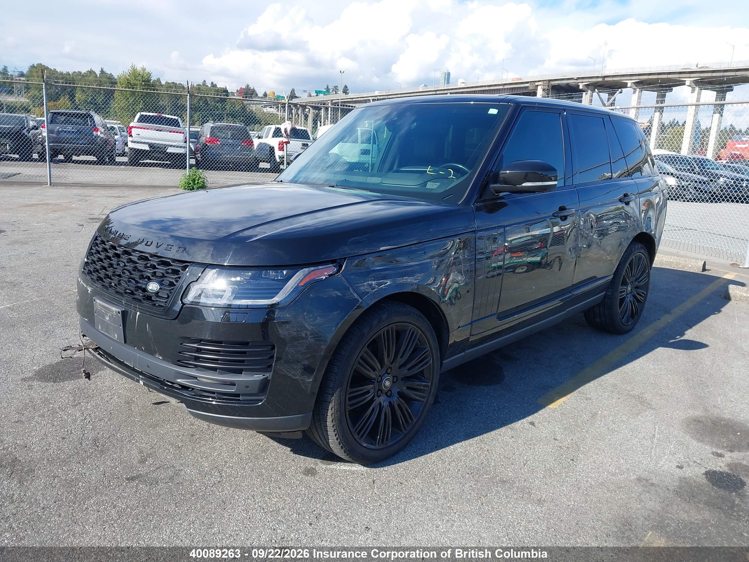 2019 LAND ROVER RANGE ROVER HSE — I2