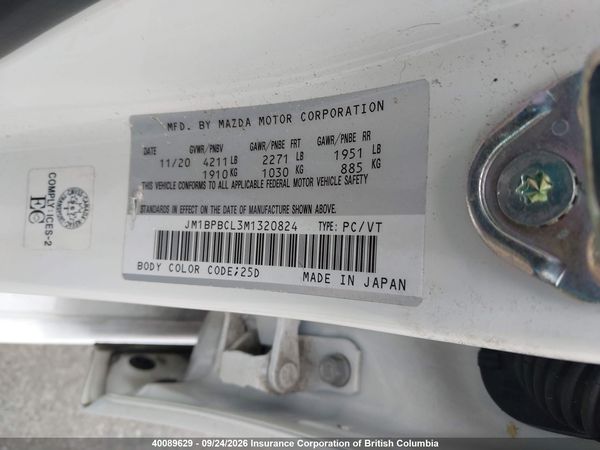 2021 MAZDA 3 PREFERRED — I9