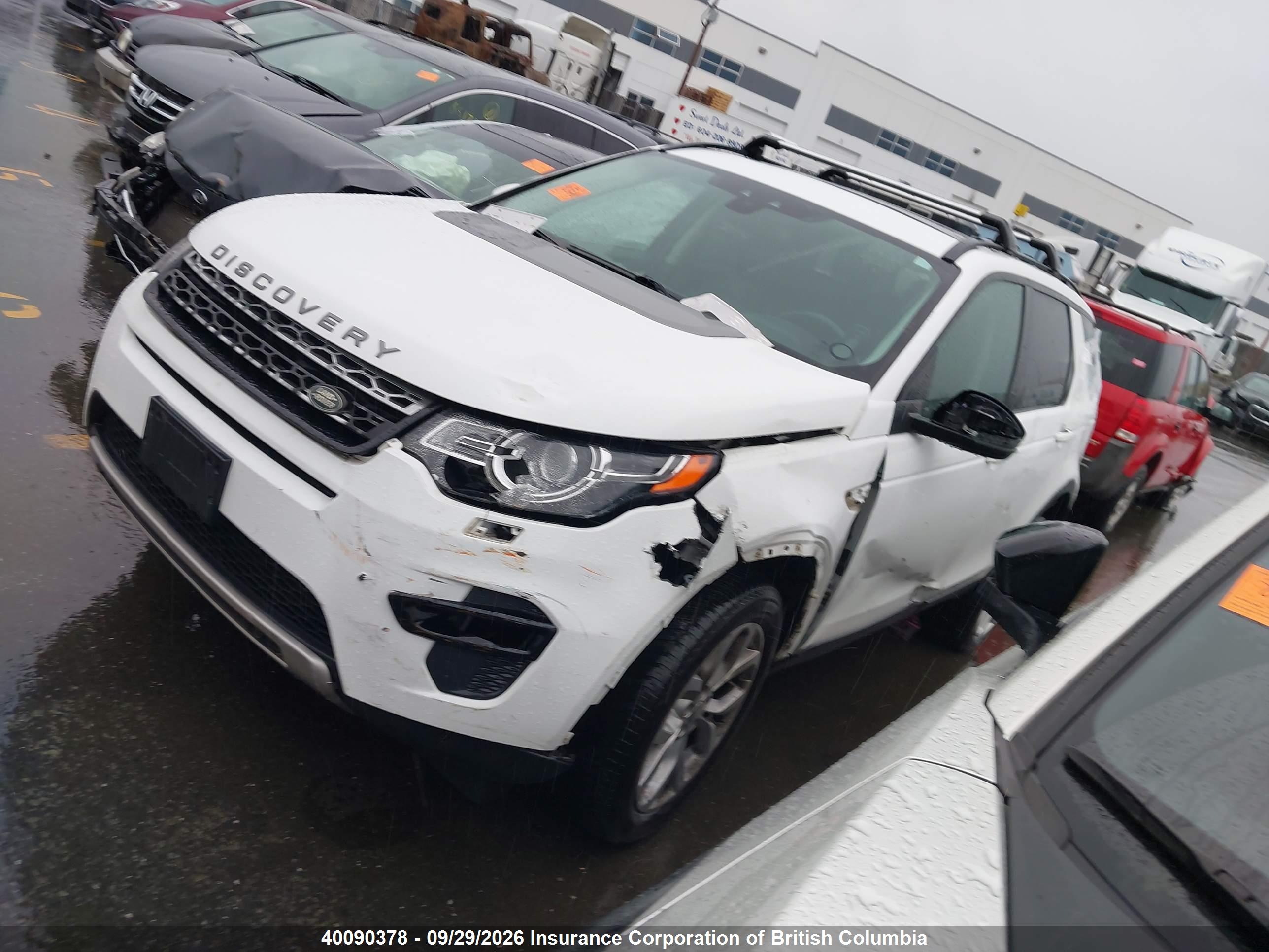 2016 LAND ROVER DISCOVERY SPORT HSE — I2