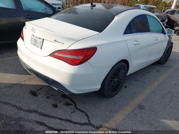 2018 MERCEDES-BENZ CLA 250 4MATIC — I4