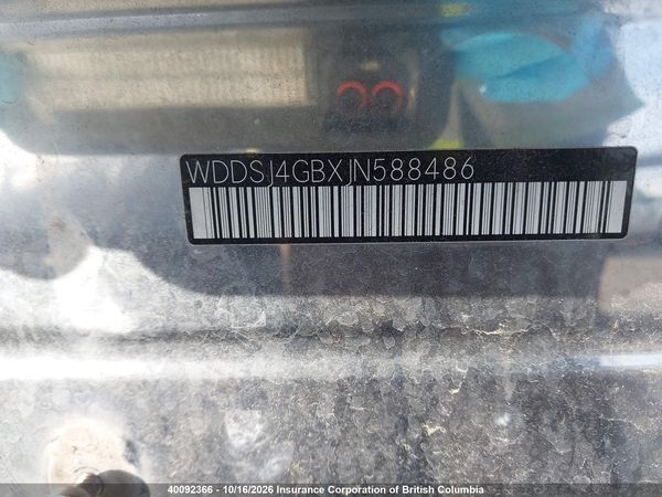 2018 MERCEDES-BENZ CLA 250 4MATIC — I18