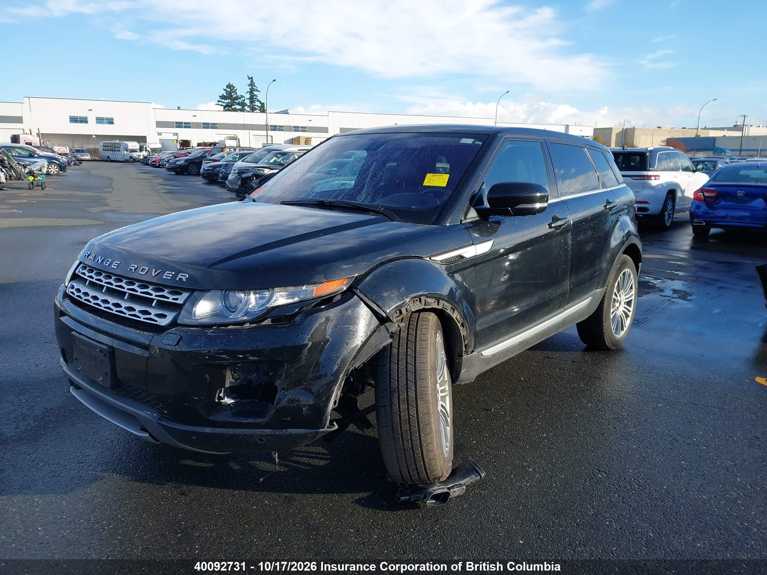 2012 LAND ROVER RANGE ROVER EVOQUE PRESTIGE PREMIUM — I2