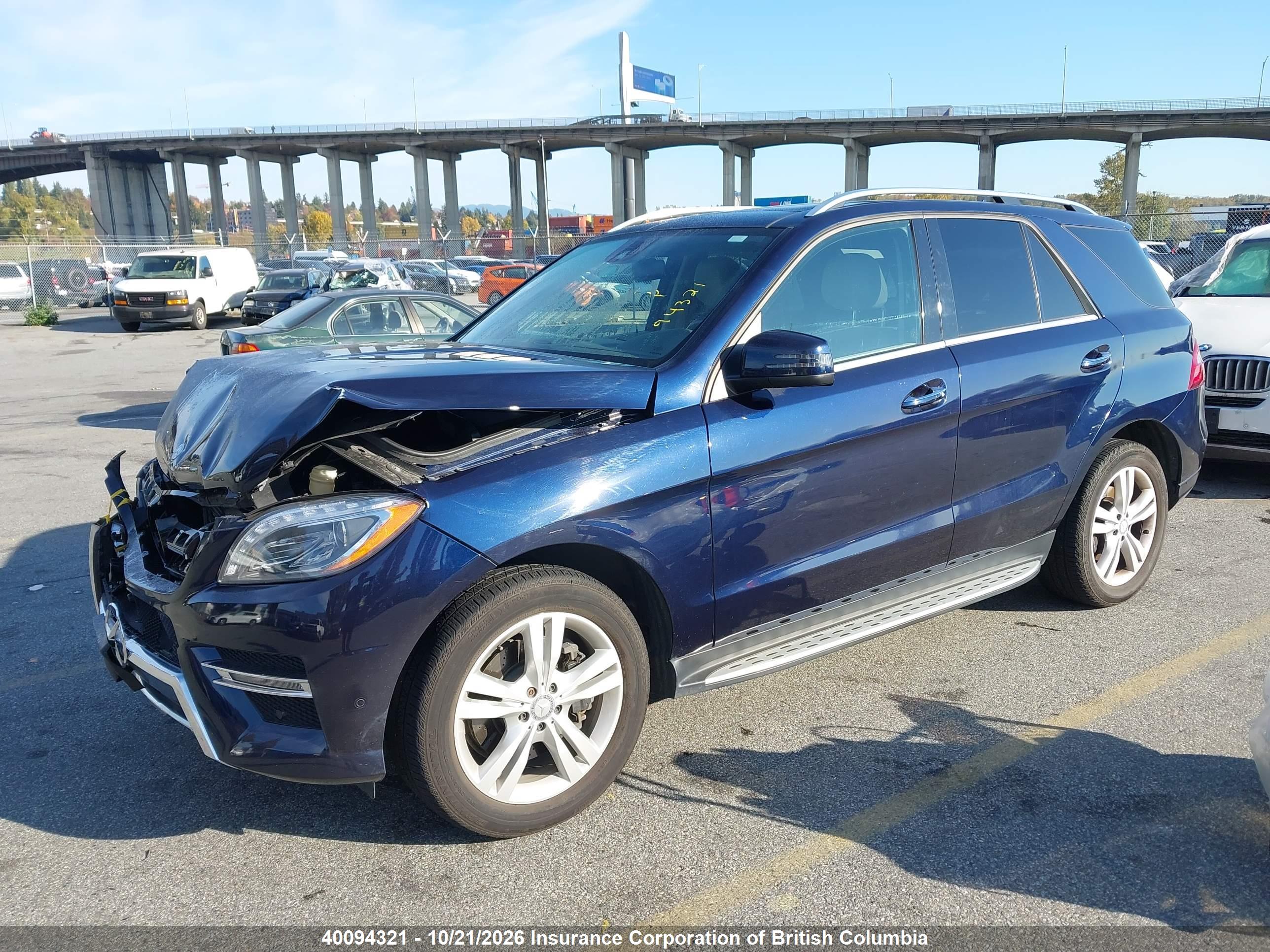 2015 MERCEDES-BENZ ML 350 BLUETEC 4MATIC — I2