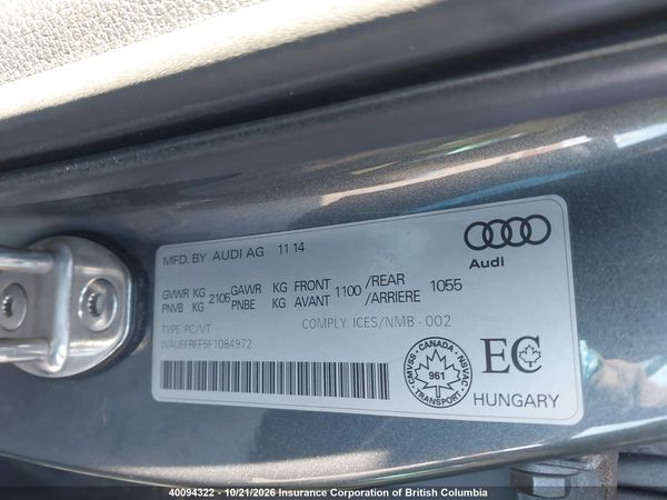 2015 AUDI S3 quattro Prestige — I9