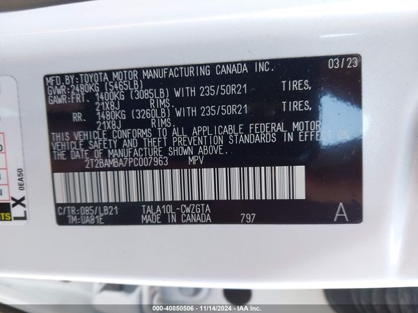 2023 LEXUS RX 350