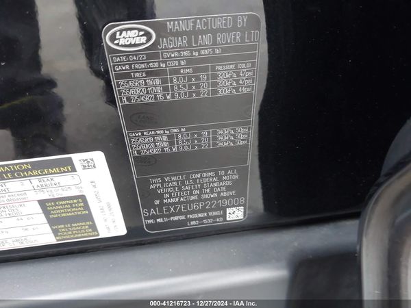 2023 LAND ROVER DEFENDER 110 X