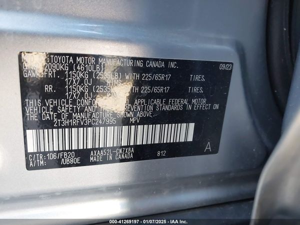 2023 TOYOTA RAV4 LE