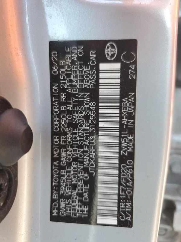2020 TOYOTA PRIUS