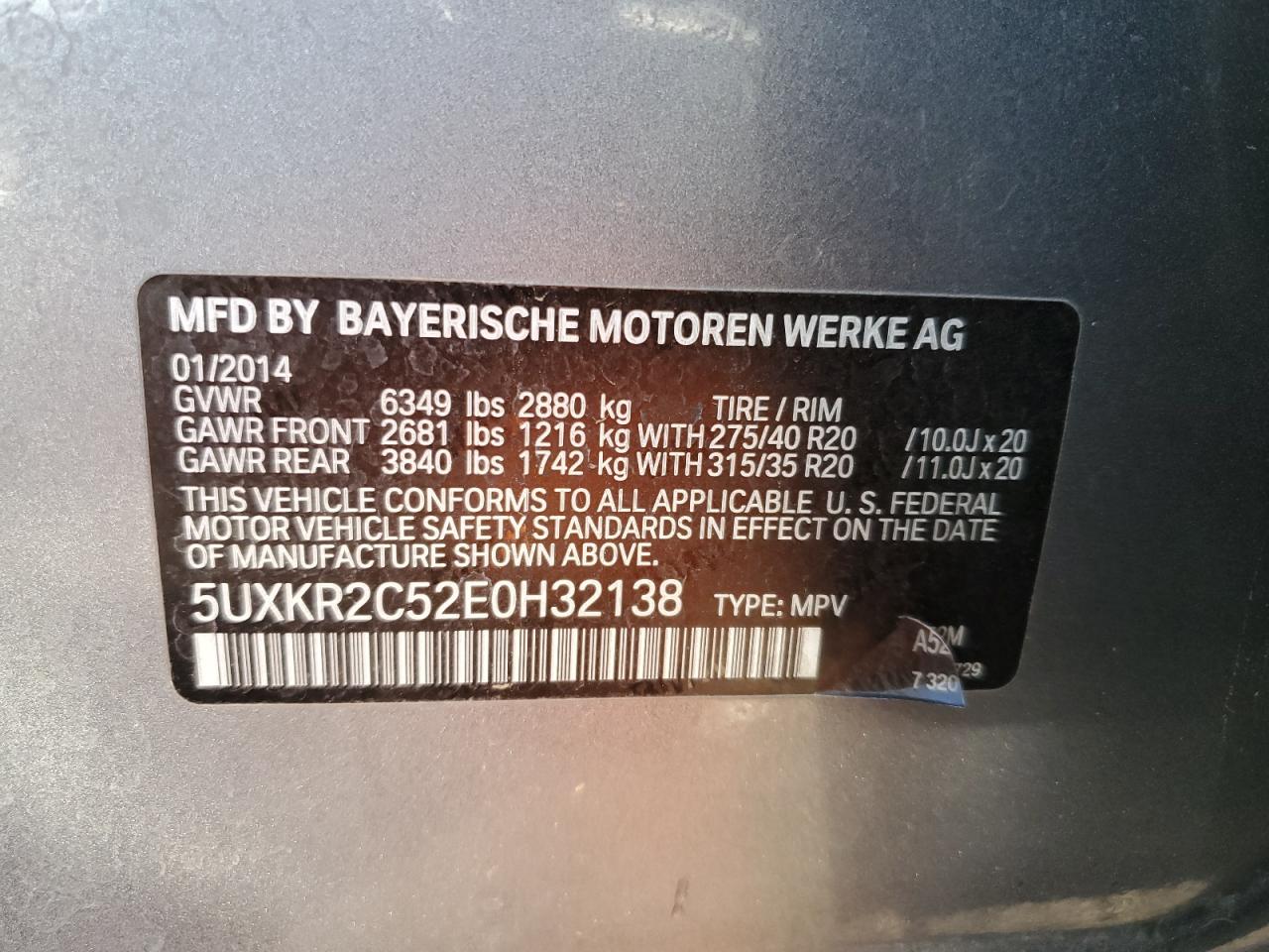 2014 BMW X5 sDrive35i