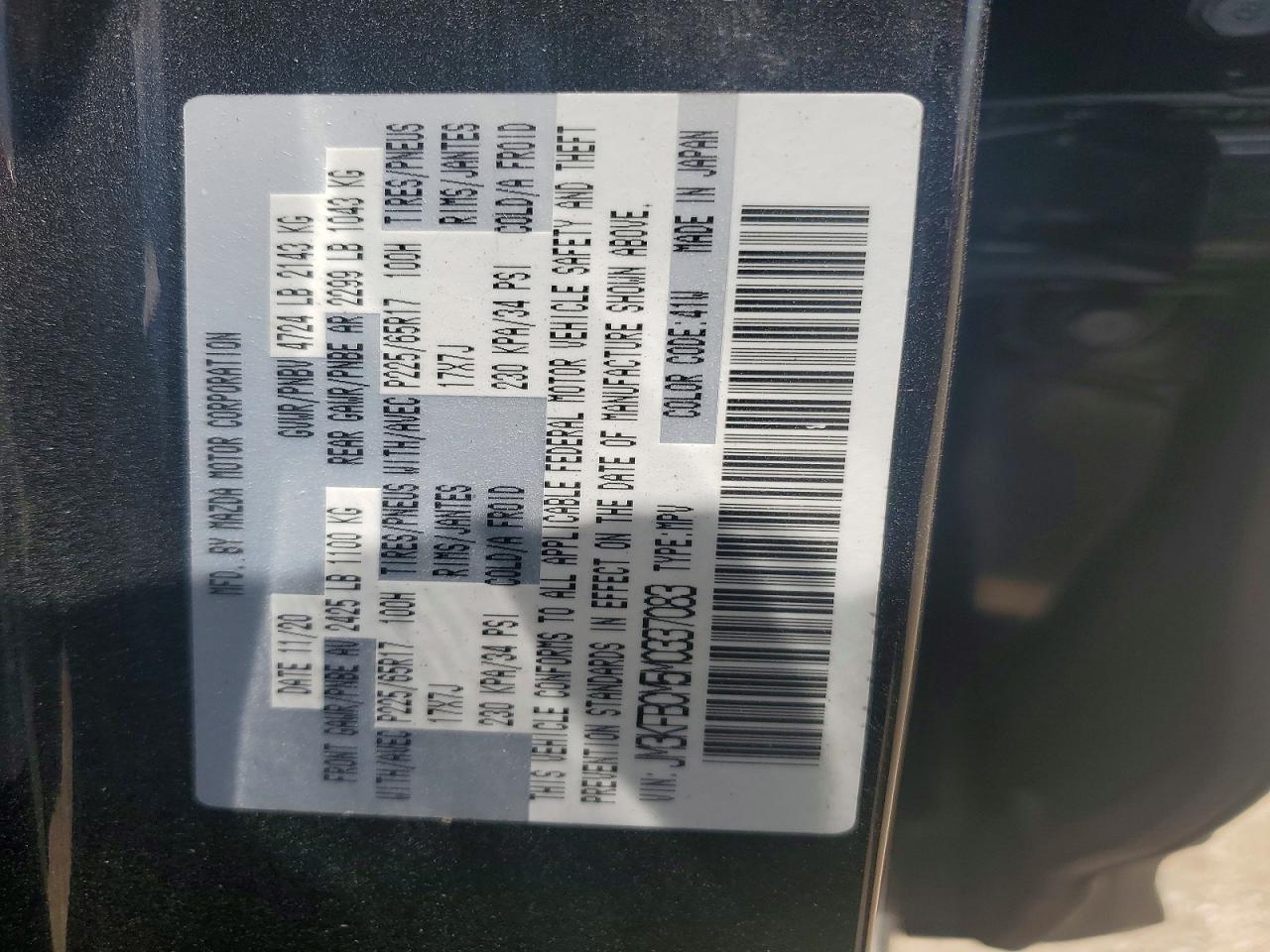 2021 MAZDA CX-5 Touring