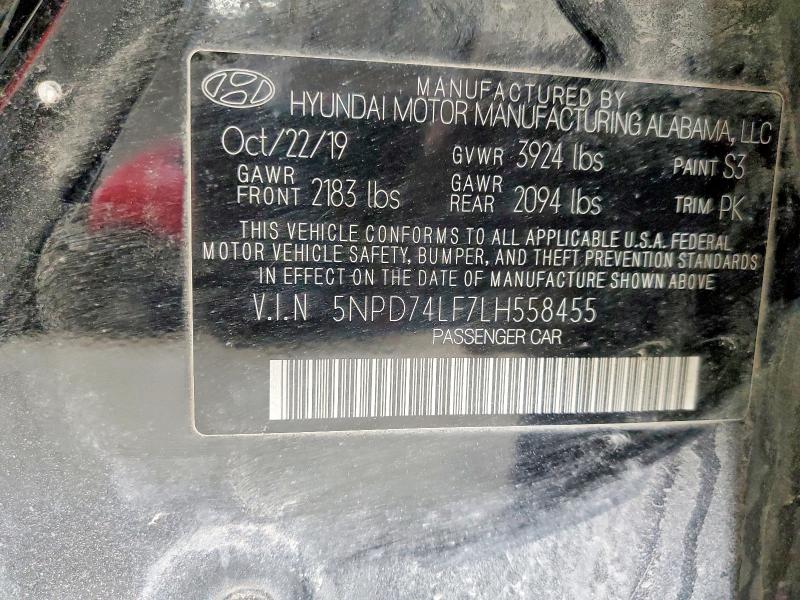 2020 HYUNDAI ELANTRA SE