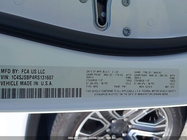 2024 JEEP WAGONEER L SERIES II 4X4