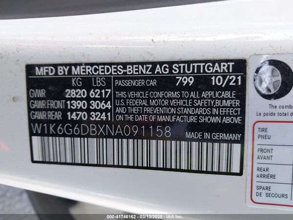 2022 MERCEDES-BENZ S 500 4MATIC