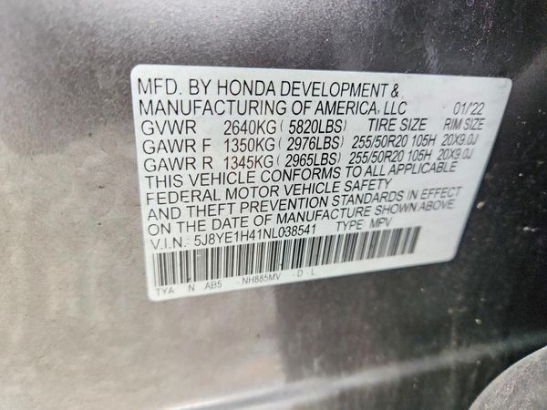 2022 ACURA MDX TECH