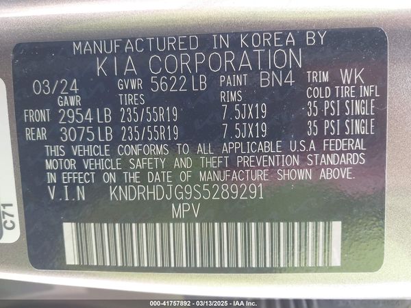 2025 KIA SORENTO HYBRID EX